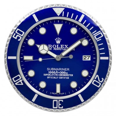 Настенные часы Rolex Submariner Blue