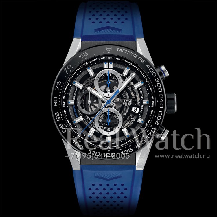TAG Heuer Carrera Calibre Heuer 01 Automatic Chronograph 45 mm (Арт. RW-9232) (ref.# CAR2A1T.FT6052)
