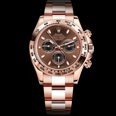 Rolex Cosmograph Daytona Pink Gold Chocolate Dial (Арт. RW-9139)