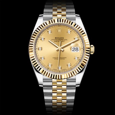 Rolex Datejust 41mm Two Tone Champagne Dial (Арт. RW-9145)
