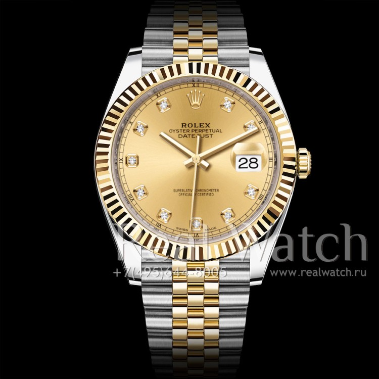 Rolex Datejust 41mm Two Tone Champagne Dial (Арт. RW-9145) (ref.# 126333-0012)