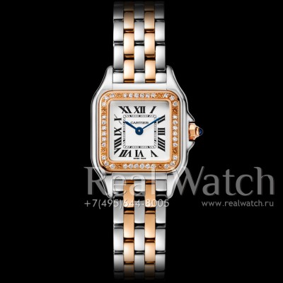Cartier Panthere de Cartier Small Pink Gold and Steel W3PN0006 (Арт. RW-10102)