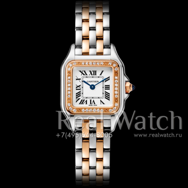 Cartier Panthere de Cartier Small Pink Gold and Steel W3PN0006 (Арт. RW-10102) (ref.# W3PN0006)