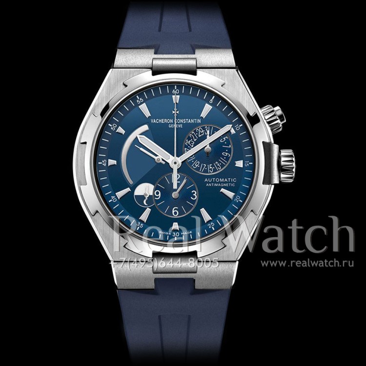 Vacheron Constantin Overseas Dual Time Steel Blue (Арт. RW-8890) (ref.# 47450/000A-9039)