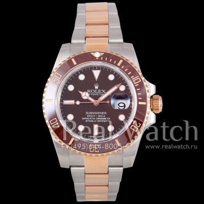 Rolex Submariner Two Tone Brown (Арт. 048-338)
