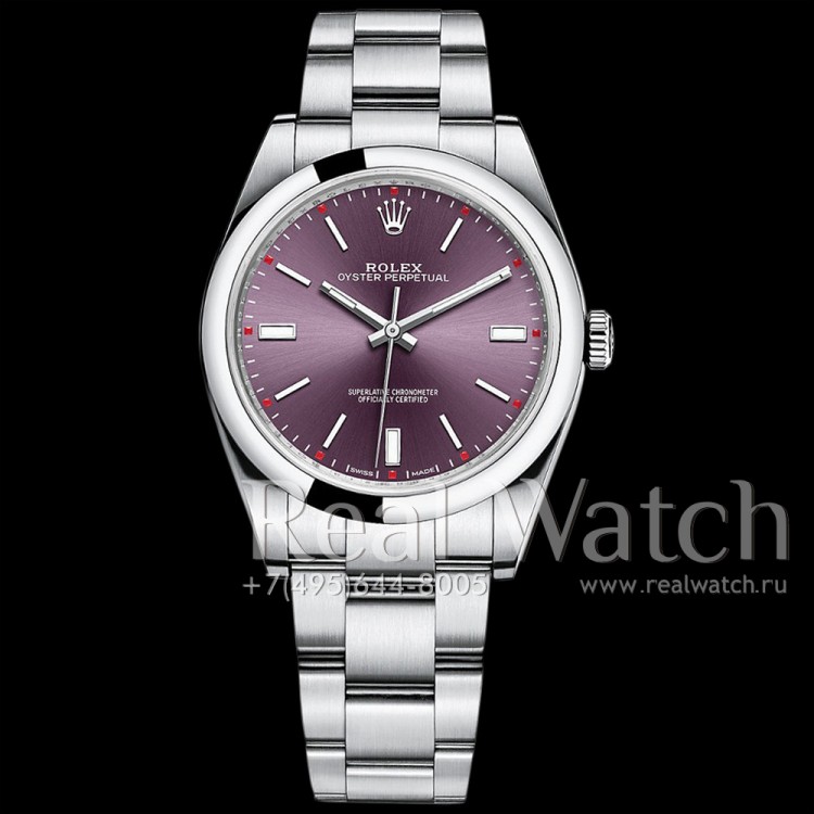 Rolex Oyster Perpetual 39 mm Red Grape 1:1 (Арт. 048-339) (ref.# )