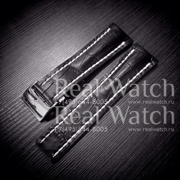 Ремешок для наручных часов Breitling 24 mm. (Арт. Belt-BR01) (ref.# )