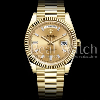 Rolex Day-Date 40 mm Yellow Gold Champagne Dial (Арт. RW-9167)