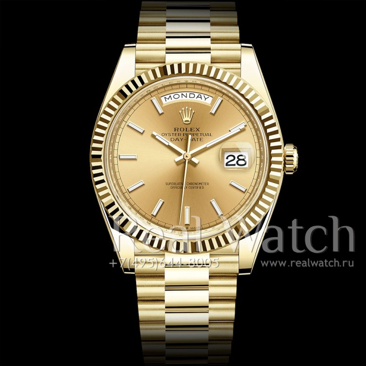 Rolex Day-Date 40 mm Yellow Gold Champagne Dial (Арт. RW-9171) (ref.# 228238-0003)