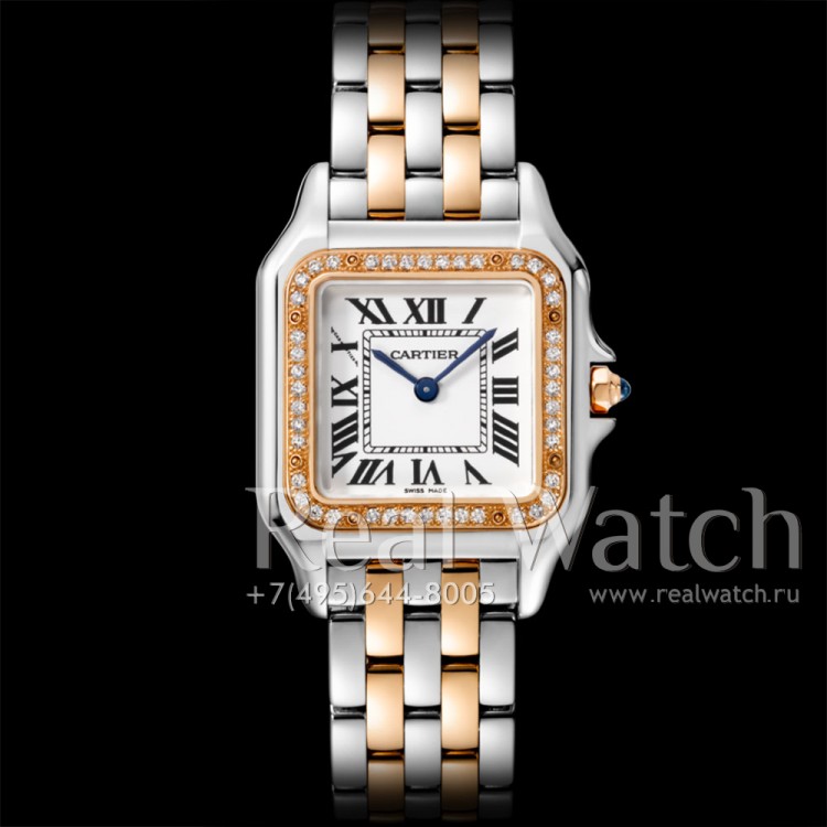 Cartier Panthere de Cartier Medium Pink Gold and Steel W3PN0007 (Арт. RW-9936) (ref.# W3PN0007)