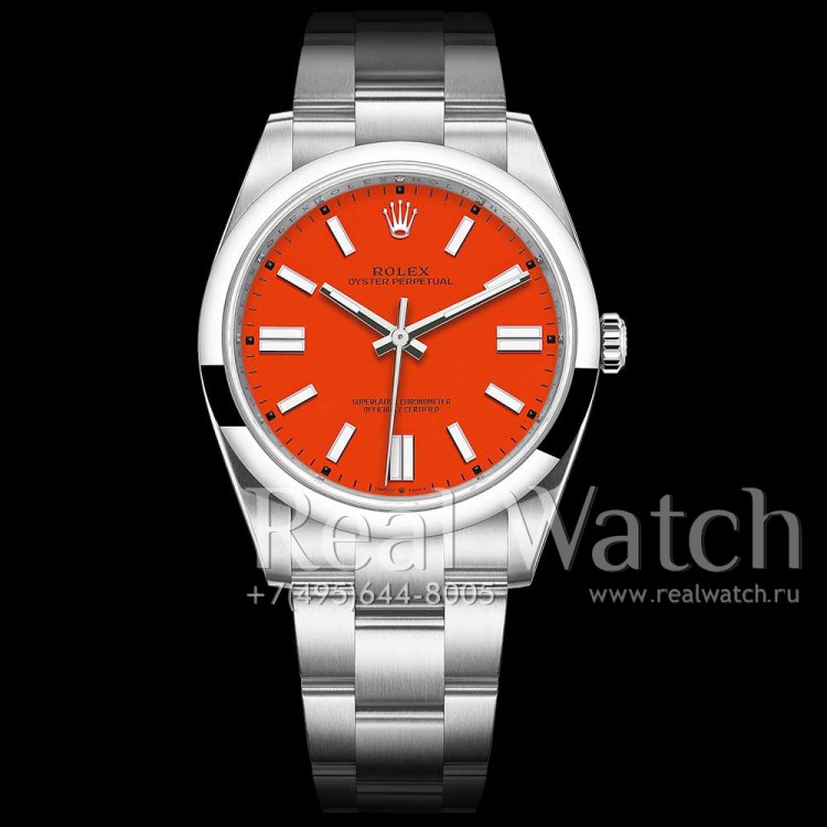 Rolex Oyster Perpetual 41mm Red Dial (Арт. RW-9271) (ref.# 124300-0007)