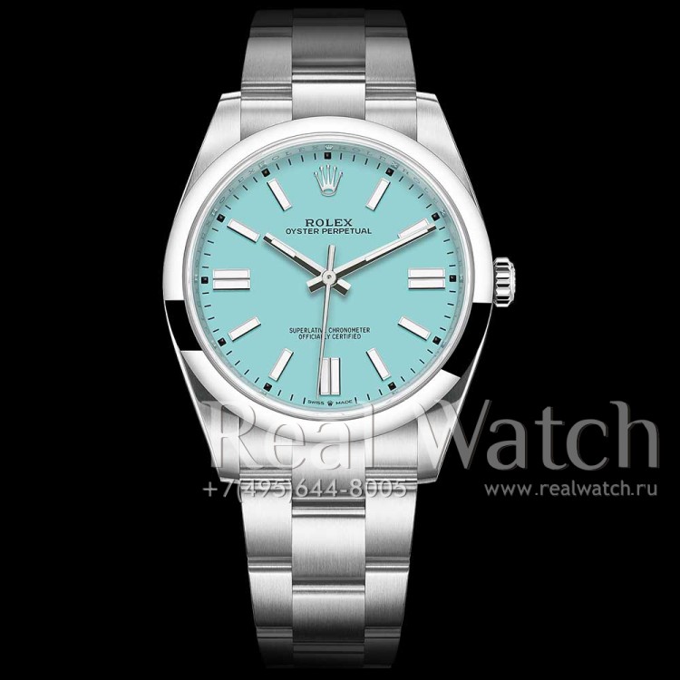 Rolex Oyster Perpetual 41mm Turquoise Dial (Арт. RW-9272) (ref.# 124300-0006)