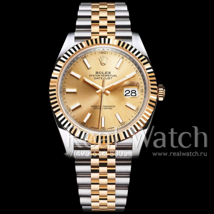 Rolex Datejust 41 Steel/Gold/Champagne Dial/Jubilee Bracelet (Арт. 048-349) (ref.# )